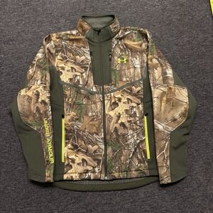 Under Armour Scent Control Infrared Storm Speed Freek Jacket Realtree Camo Large